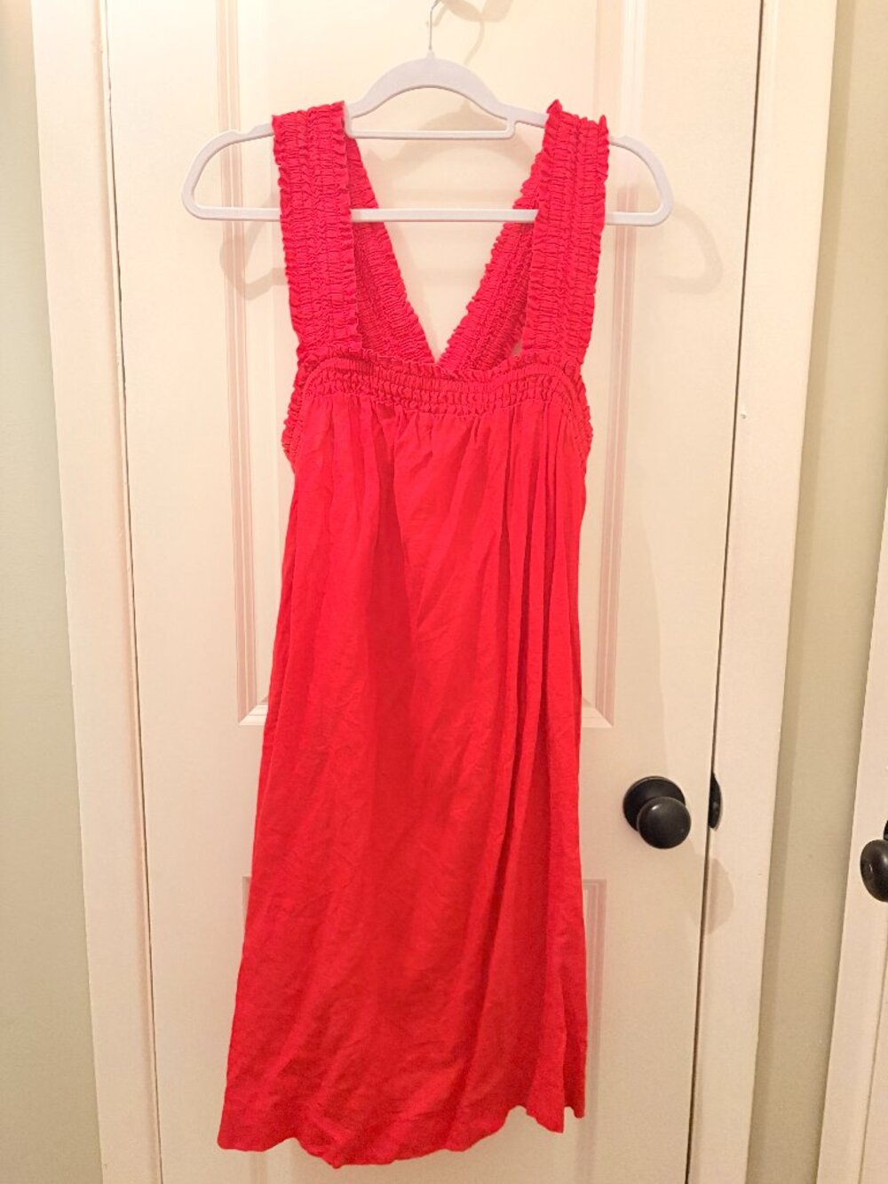 Bright Red Vintage Everlane Dress
